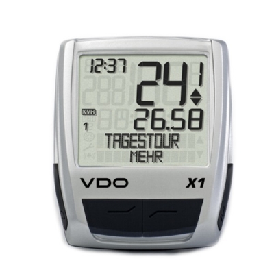 VDO X1 Fahrradcomputer mit Kabel