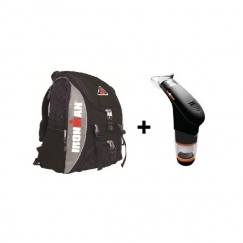 Lungentrainer POWERbreathe IronMan Plus hoch + Ironman Rucksack