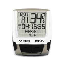 VDO X3DW Fahrradcomputer mit Trittfrequenzset